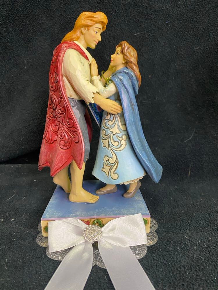 Belle & Prince Wedding Cake Topper Figure figurine Groom Beauty and the Beast