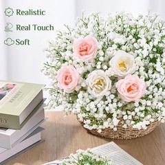 Babys Breath Artificial Flowers Baby Breath Flowers Artificial 50 Pcs White