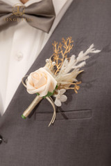 Boutonniere for Men, Groom and Best Man Boutonniere for Wedding Ceremony Anniver