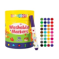 12/24/36 Color Washable Markers for Kid Adult Art Drawing DIY Scrapbooking