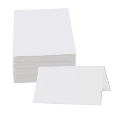 160 PCS Blank White Place Cards 2×3.5 Inch Tent Name Tags Table Setting