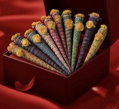 Decorative Cone Mehndi/ Mehndi/ Cone Mehndi/ Henna/ Wedding Decor Set of 5( New)