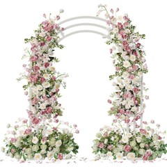 Jumbo White Wedding Arch Ceremony Metal Backdrop Garden Arch Frame Pergola Stand