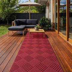 Runner Rugs 2FTx6FT Indoor Outdoor Hallway Runner Rubber Backing Non-Slip Car…