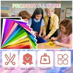 56 Sheets 14 Colors Metallic Cardstock, 5x7in 5 x 7 Inch, Multicolor