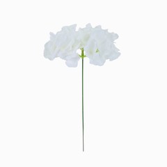 IVORY 10 Silk Hydrangea Flowers Heads Stems Wedding Party Events Centerpieces