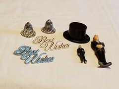 Vintage Special Occasion Cake Toppers – Wedding (7) pcs