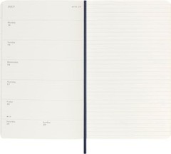 Classic 18 Month 2025-2026 Weekly Planner, Soft Cover, Large (5″ x 8.25″),