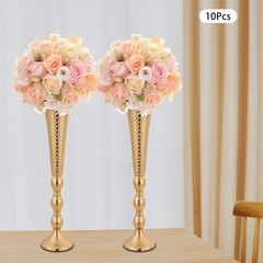 10pc Flower Stand For Wedding Party Decor 5.51*23.62in Gold Flower Stand