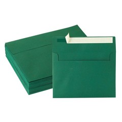 Green Envelopes, 50 Pack, 5 x 7 Inch, A7, Dark Green, 120gsm 5.5×7.5,