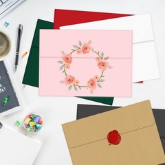 Ouzoustate 100 Packs Pink 4×6 Envelopes for 100 Qty A6(4.75*6.5), pink