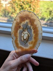 Agate Wedding Table Numbers Set Polished Finish Mixed Colors Centerpiece