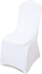 10 White Spandex Chair Cover Stretch Fit Wedding Reception Party Banquet Decor