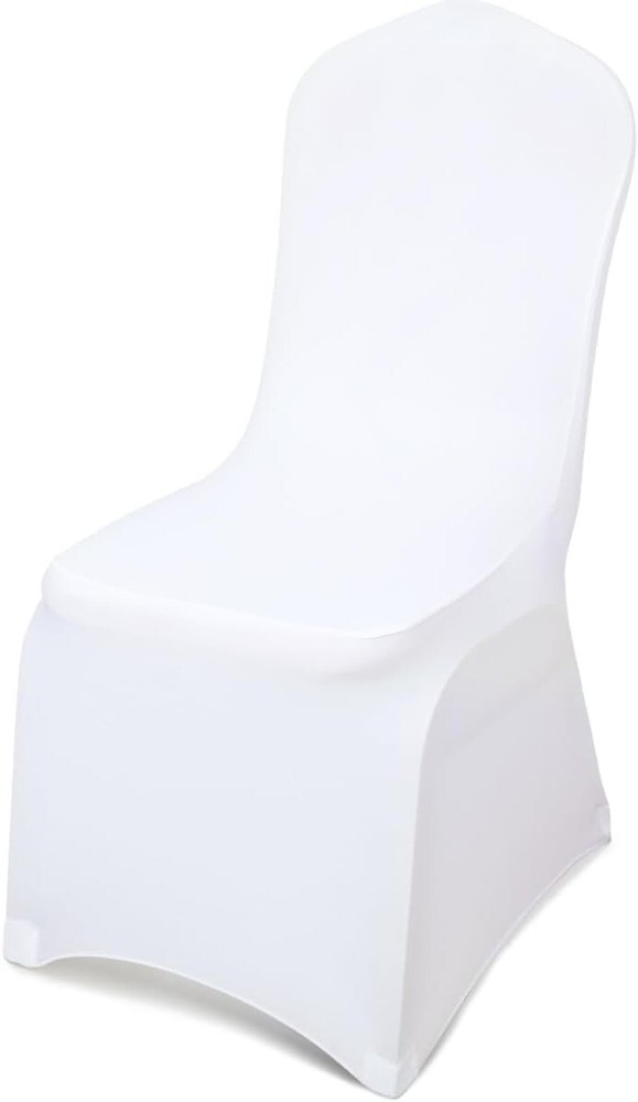 White Spandex Chair Cover Stretch Fit Wedding Reception Party Banquet Decoration