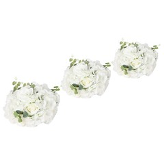10 PcsFlower Ball Arrangement Bouquet Diameter Fake Flower Balls 11.8 Inch