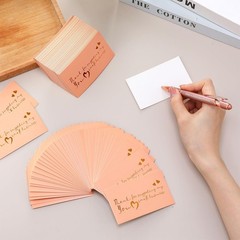 Leelosp 2280 Pcs Pink Thank You Cards and Stickers Small Business Wedding Han…
