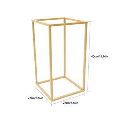 2* Floor Flower Stand Metal Display Stand Golden Wedding Party Flower Stand NEW