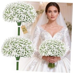 Babys Breath Artificial Flowers Baby Breath Flowers Artificial 50 Pcs White