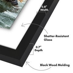 Americanflat 4×6 Collage Picture Frame with Shatter-Resistant Glass – Fits Th…