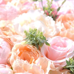 1 Set Artificial Flower Wedding Car Decor Kit Heart-Shaped Wreath Bow Garland