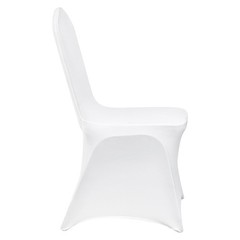 100PCS Spandex Stretch Chair Covers White Wedding Party Banquet Decoration