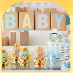 200 Pcs Gold Fillable Crown Goblets for Candy & Dessert – Wedding Party Decor