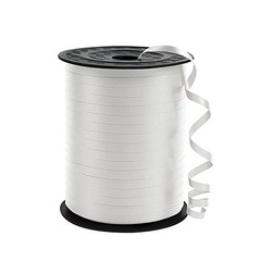 Premium Curling Ribbon, 1/5″ Wide x 500 Yards Christmas 1/5″ x 500 Yards White