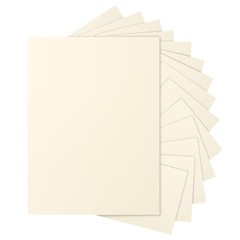 Silunkia 28 Sheets Cream Cardstock 8.5 x 11 Off White Paper, 28 Sheets,