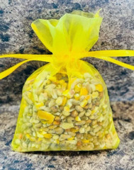 50 Sunflower Yellow Birdseed Bags, Organic Wedding Toss All Natural Eco-friendly