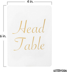 Wedding Table Numbers 1-30 Gold Card Holders Set | Elegant Table Seating Signs f