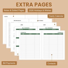 2026 Planner Weekly and Monthly Daily Calendar Planners 8.5 x 11, Jan 2026-De…