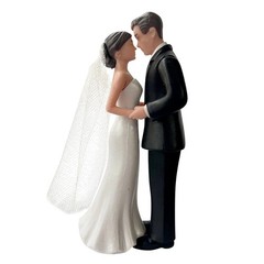 Romantic Bride Groom Wedding Cake Topper Figurine Elegant Keepsake Decoration