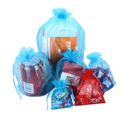 200/500PCS Organza Gift Bag Drawstring Candy Jewelry Pouches Wedding Party Favor