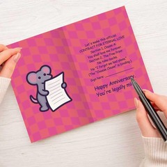 Funny Anniversary Card Gifts for Men Women, Anniversary Cards for Boyfriend, …