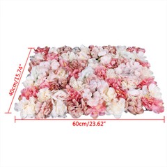 6*Flower Wall Panel Party Artificial Wedding Decor Rose Bouquet Romantic Flower