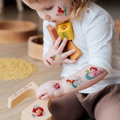 Princess Tattoos Kids, 40 Sheets Cartoon Tattoos Party Favor Set for Girls Bo…