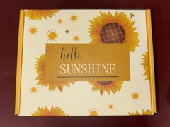 Hello Sunshine Gift Box Wine Candle Socks Necklace Keychain Mirror Cosmetic