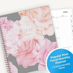 2026 Monthly Planner Calendar, January 2026 – December 8″ x 10″ Joselyn- 2026