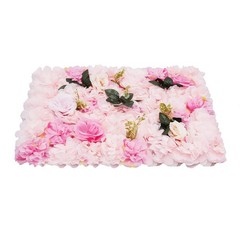 12pcs Artificial Flower Wall Panels Wedding Backdrop 60x40CM (each) Pink
