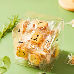 XP-ART 30 PCS Clear Favor Boxes,4 X 4 X 4 Inch Plastic Clear Gift Boxes for Wedd