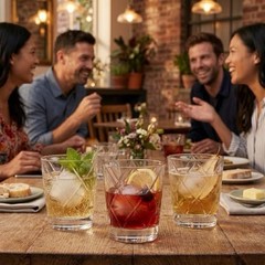 – MACON- 16 ounce, Set of 6, Plastic Drinking Glasses, 16 oz, Set of 6 Clear