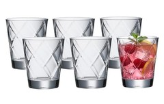 – MACON- 16 ounce, Set of 6, Plastic Drinking Glasses, 16 oz, Set of 6 Clear