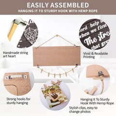 Wedding Gifts,Bachelorette & Bridal 15.7 x 5.9 x 1 inches, Brown, White
