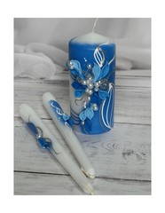 Unity Candle Set for Wedding Ceremony & Reception – 6” Pillar & Two