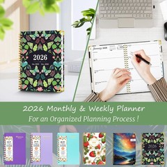 Academic Planner 2026, Daily Weekly and Monthly Planner, Jan. 2026 – Dec. 202…