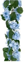 96 ft of artificial Hydrangea Flower Roping . Wedding Decorations Supplies