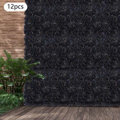 12Pcs Flowers Wall Panels Artificial Backdrop Hydrangeas, Dahlias, Roses Panels