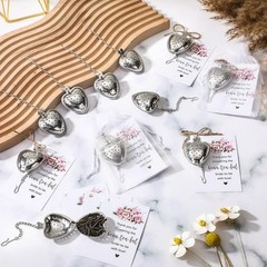 Gisafai 30 Set Bridal Shower Tea Party Favors for Guest Individual 30 Silver