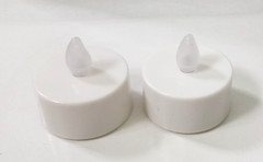 LED Tealight Candles 24 Flickering Amber lights, flameless battery included. NEW
