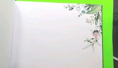 GUEST BOOK -120 PAGE FLORAL ARTWORK.